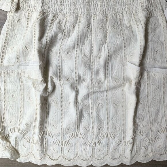 Tularosa Revolve Quinn Mini Dress Off The Shoulder Embroidered Shell Size Small - Picture 11 of 16